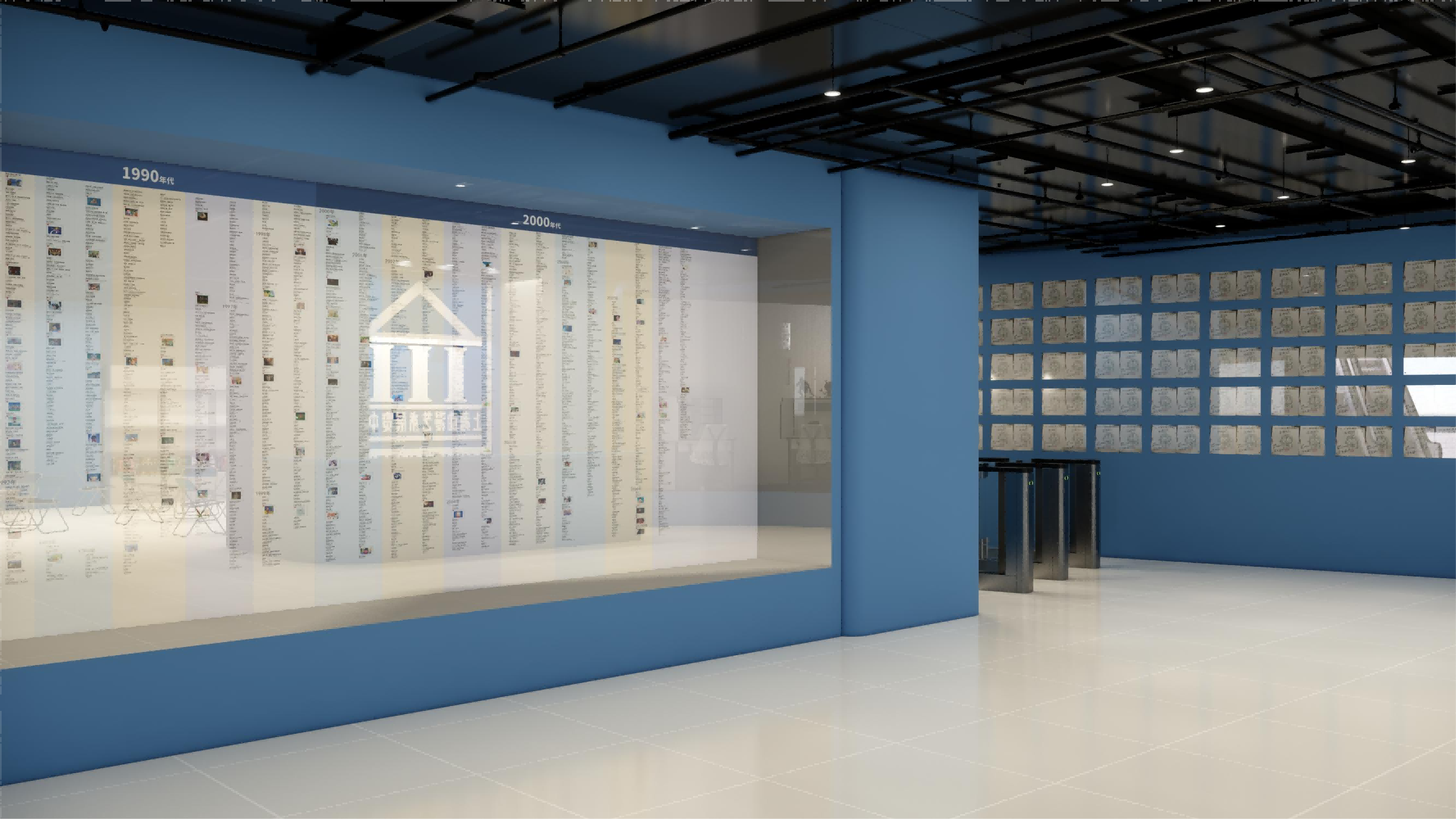 动漫历史陈列展区